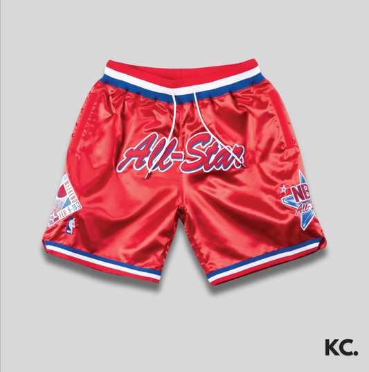 All Star Weekend Ball Red Basketball Shorts Kick Culture Just Don