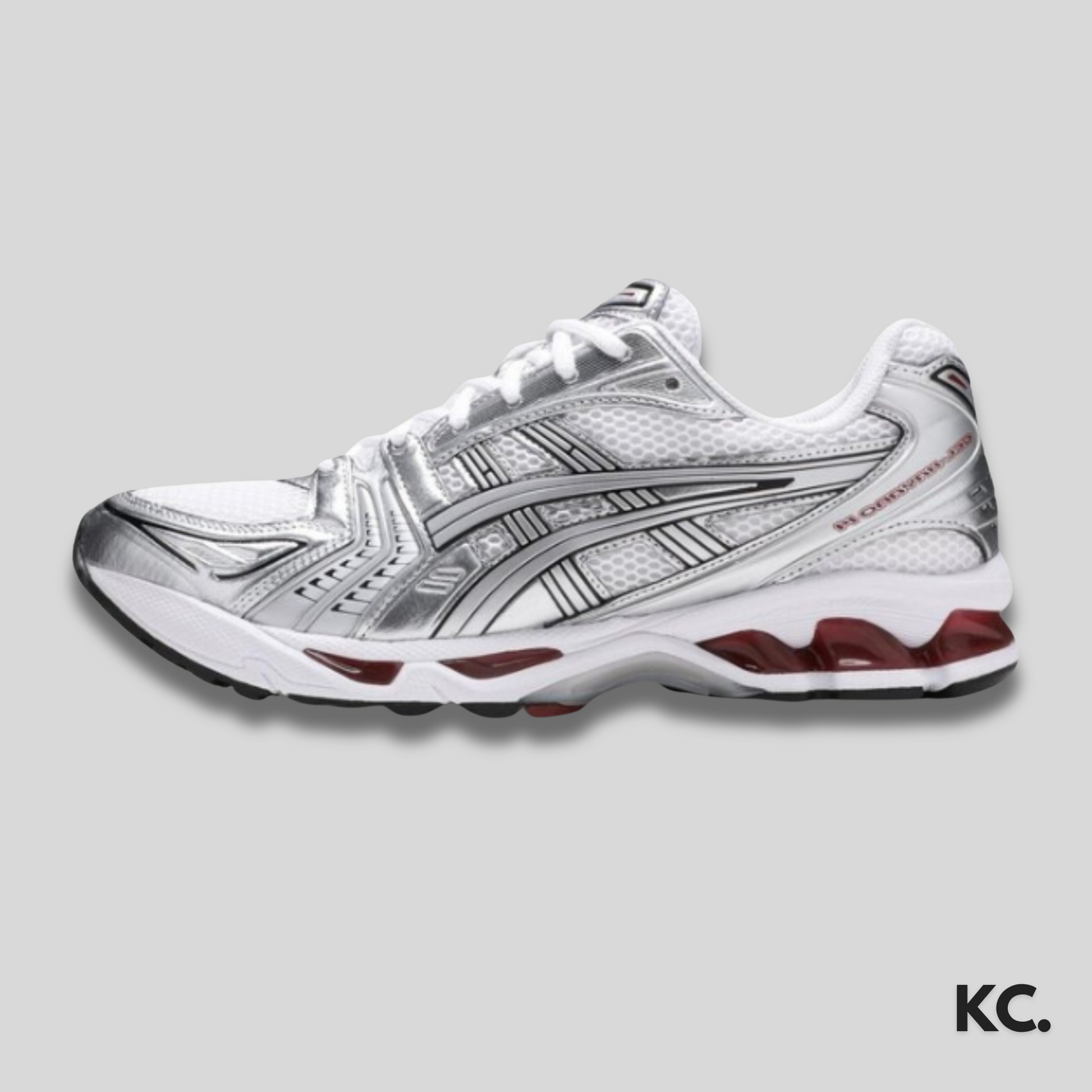 Asics Gel Kayano 14 'Pure Silver Red' Kick Culture Asics