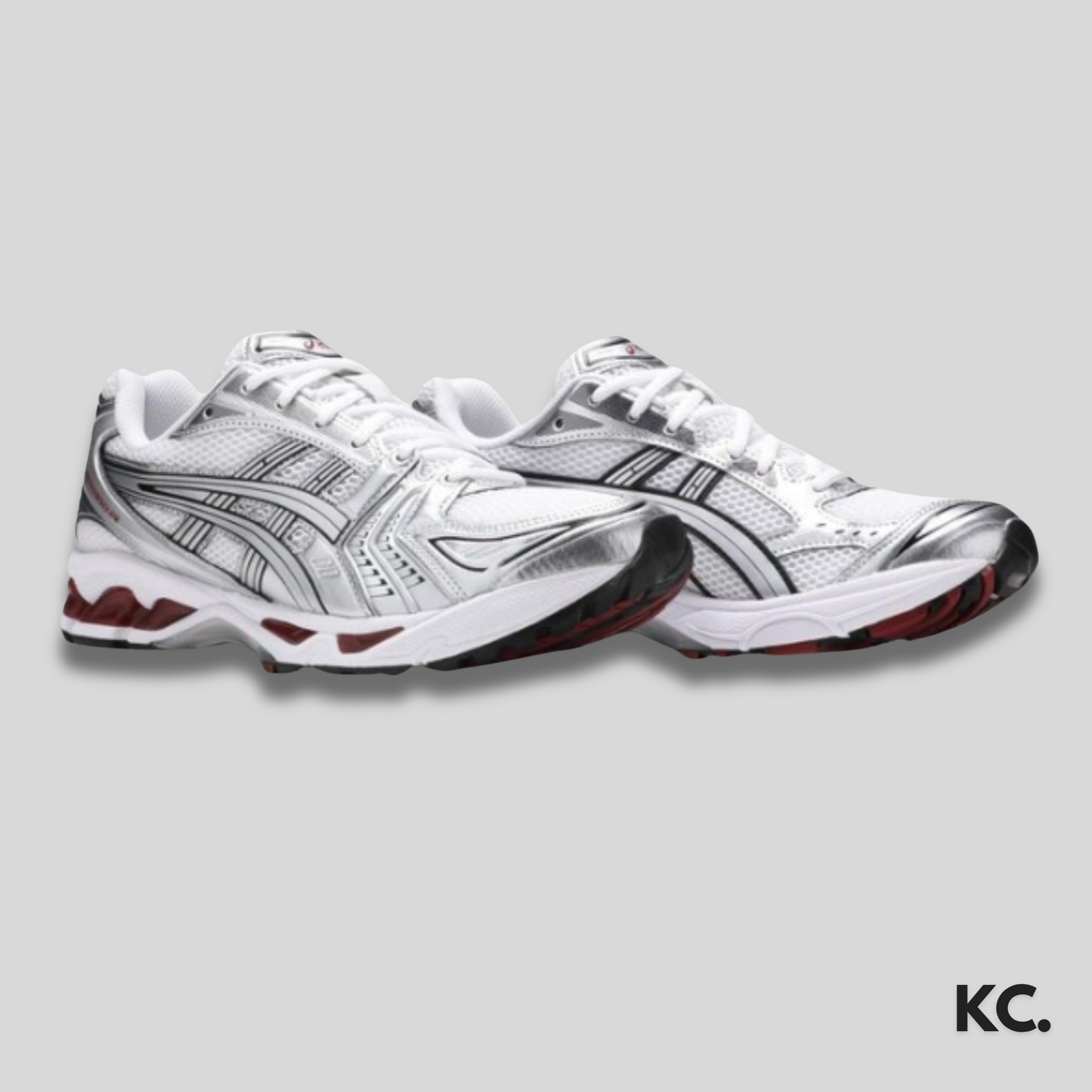 Asics Gel Kayano 14 'Pure Silver Red' Kick Culture Asics