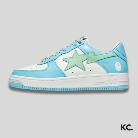 BapeSta Pastel Blue Kick Culture Bape