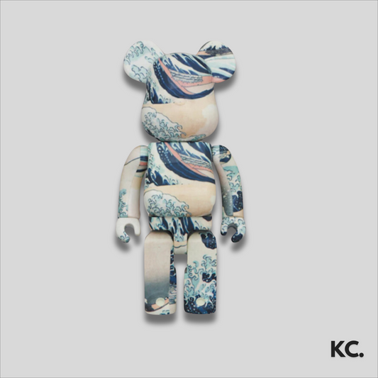 Bearbrick Katsushika Hokusai (Kanagawa Okinami Ura) 400% Kick Culture Bearbrick