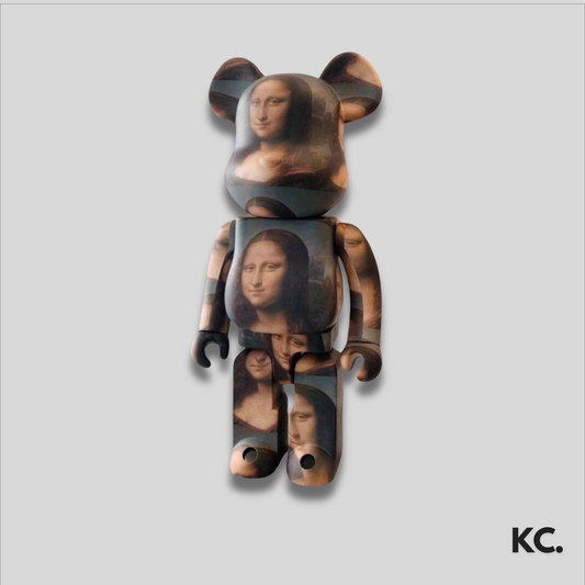 Bearbrick Leonardo De Vinci Mona Lisa 400% Kick Culture Bearbrick