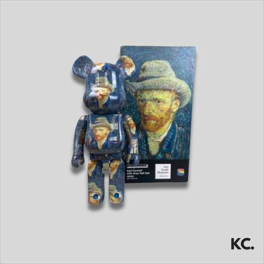 Bearbrick Van Gogh Museum Self Portrait 400% Kick Culture Bearbrick