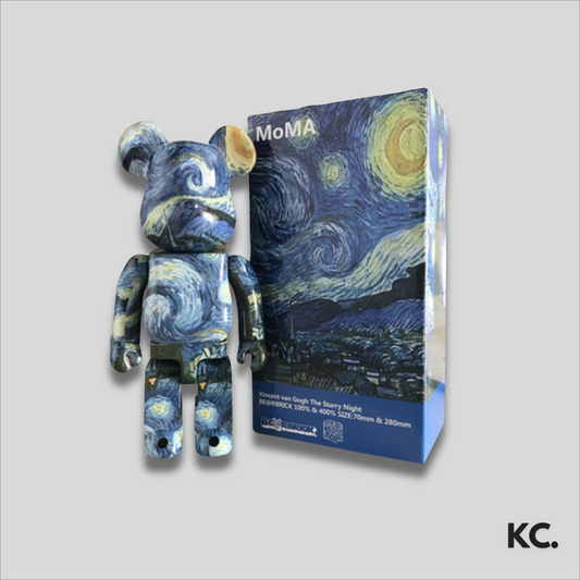 Bearbrick Vincent van Gogh The Starry Night 400% Kick Culture Bearbrick