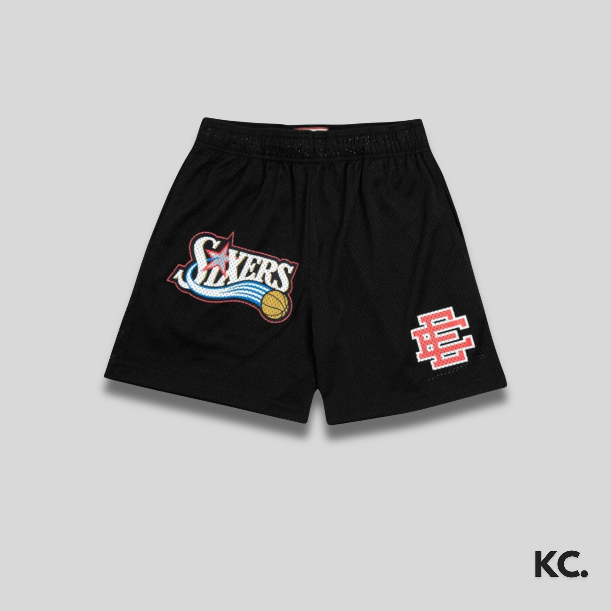 EE Black Sixers Mesh Shorts Kick Culture EE