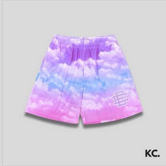 EE Lilac Sky Mesh Shorts Kick Culture EE