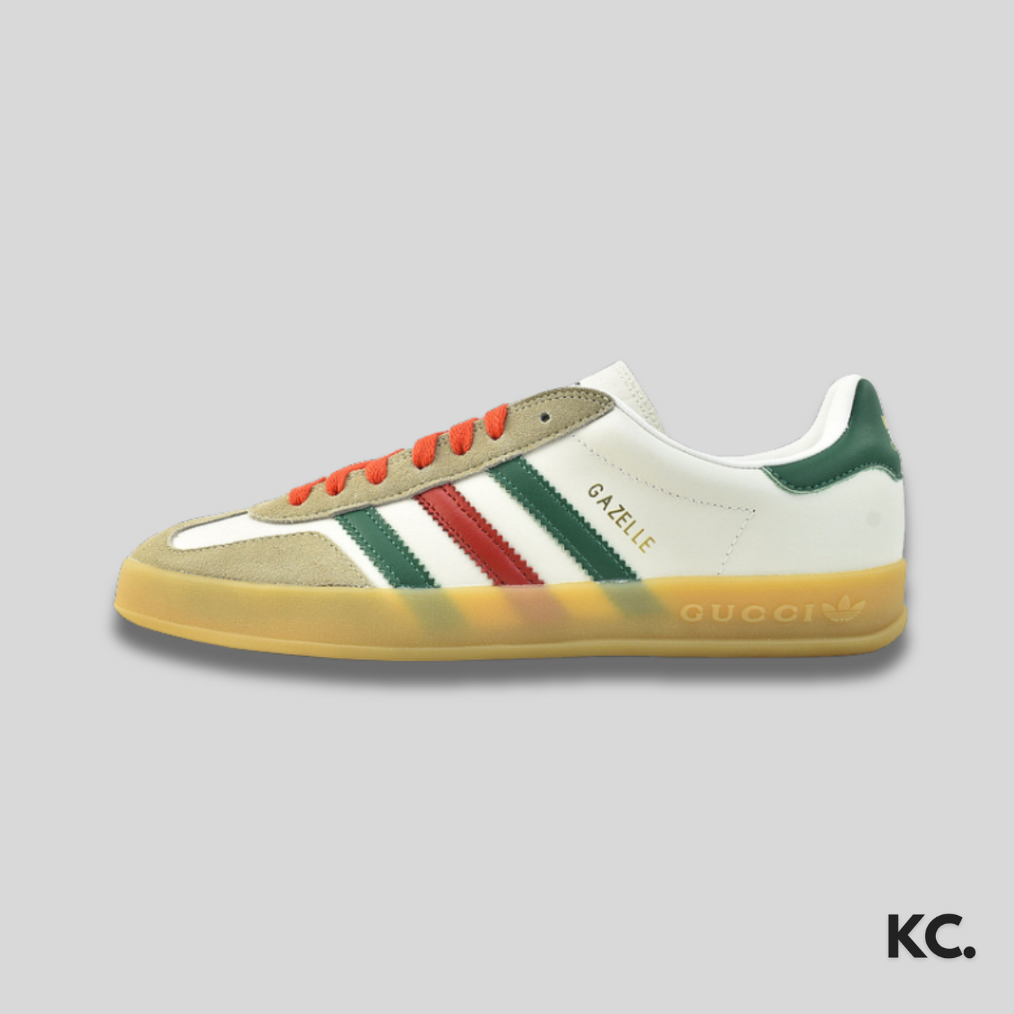 GC X Gazelle 'White Green Red' Kick Culture Adidas