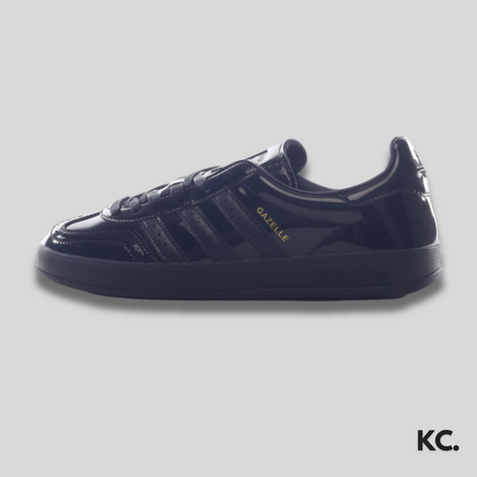 Gazelle Patent Leather 'Triple Black' Kick Culture Adidas