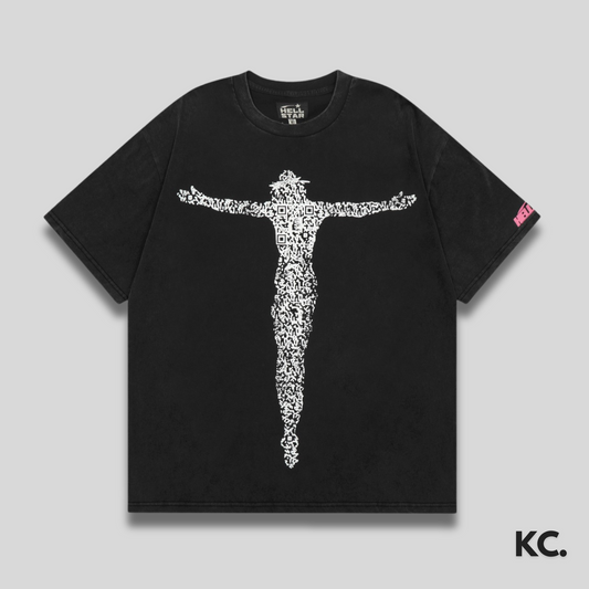 Hellstar Christian T-Shirt - Black Kick Culture Kick Culture