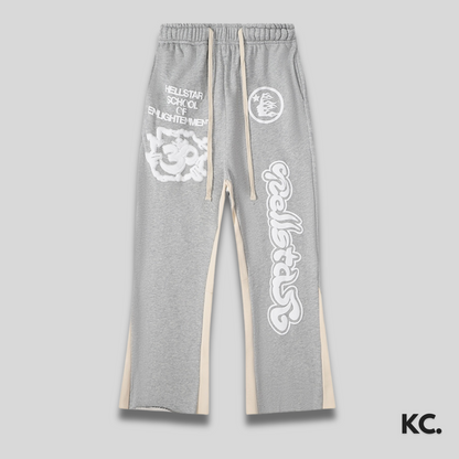 Hellstar Enlightenment Sweatpants - Grey Kick Culture Kick Culture