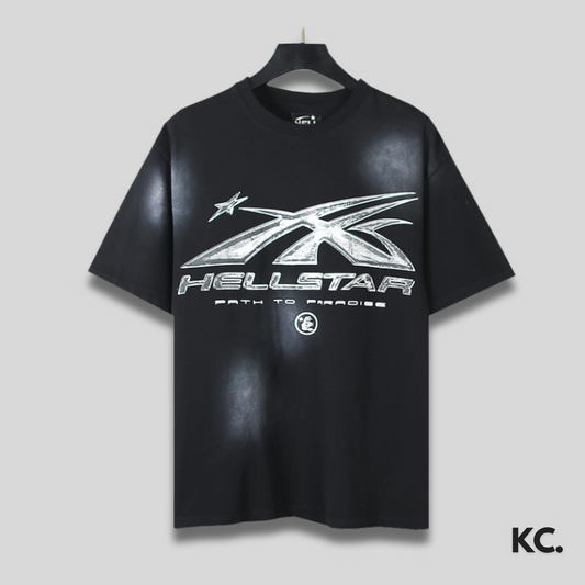 Hellstar Path to Paradise T-Shirt - Black Kick Culture Kick Culture