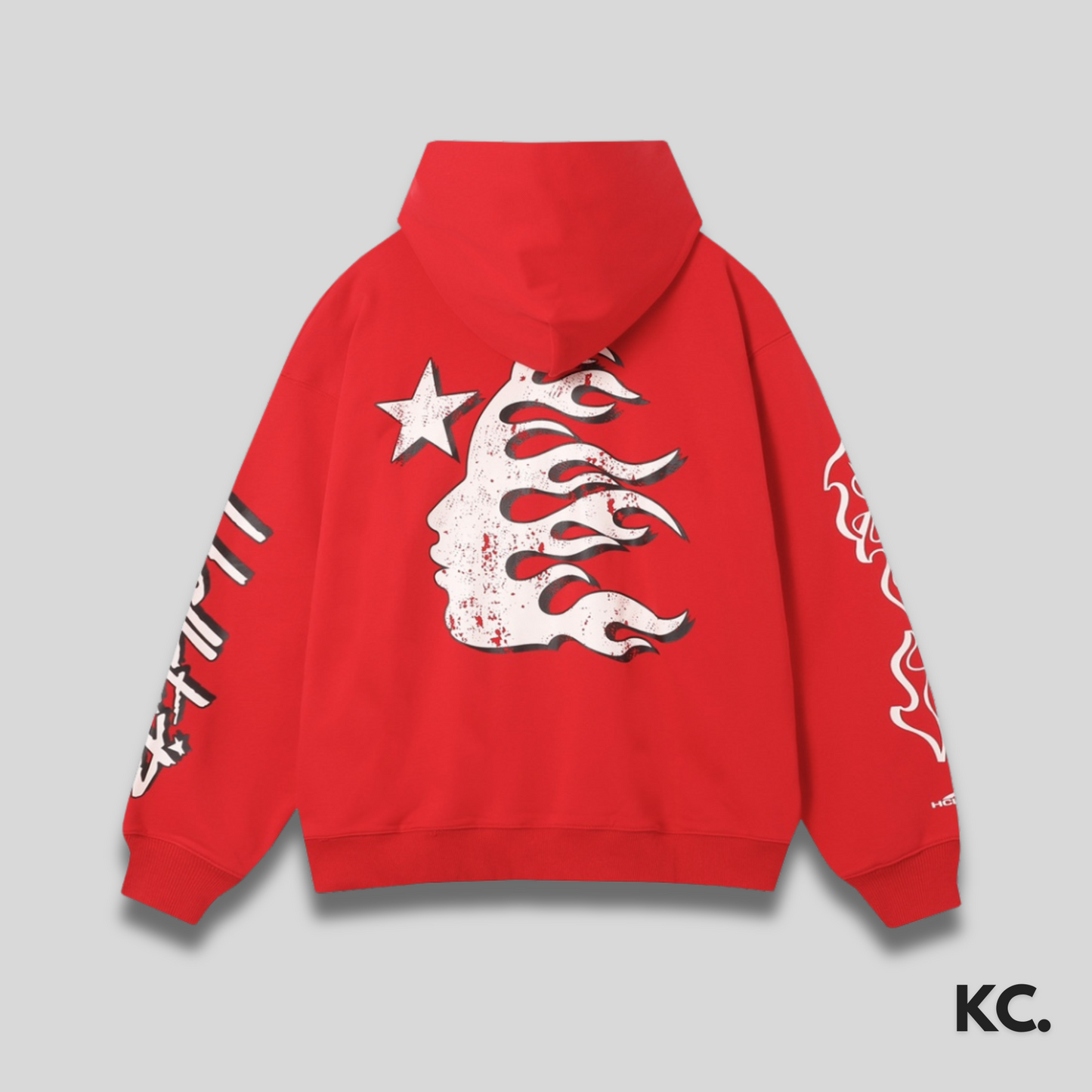 Hellstar Records Hoodie - Red Kick Culture Kick Culture