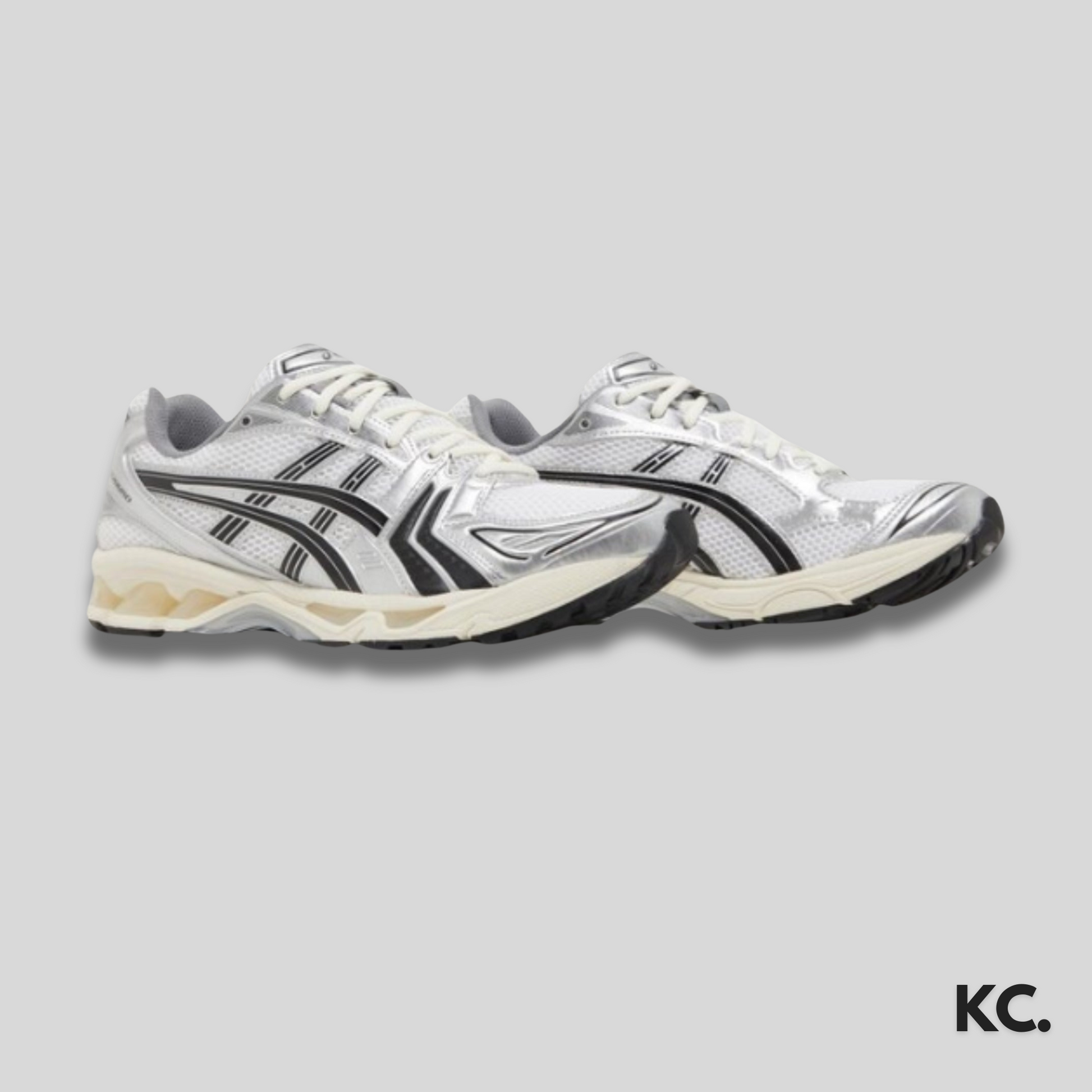 JJJJound X Gel Kayano 14 'Silver Black' Kick Culture Asics