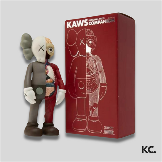 KAWS Dissected Companion Vinyl Figure Brown Kick Culture KAWS