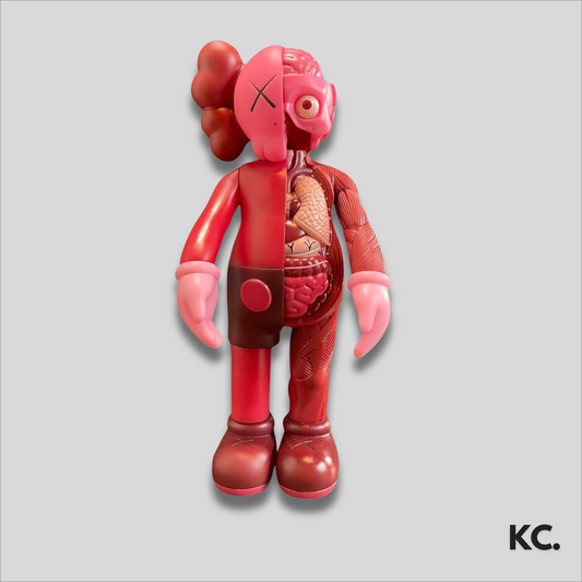 KAWS Dissected Companion Vinyl Figure Red Kick Culture KAWS