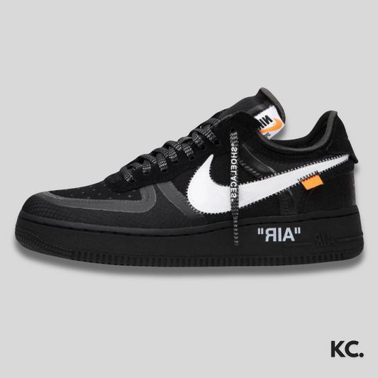 Off-White x Air Force 1 Low 'Black' Kick Culture Nike