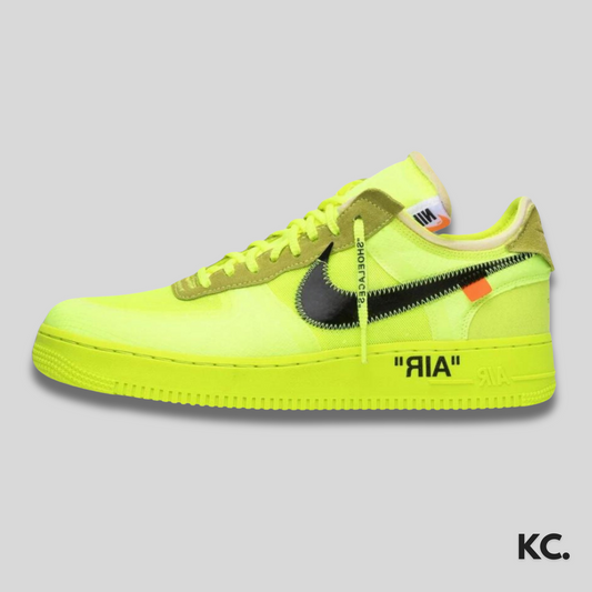 Off-White x Air Force 1 Low 'Volt' Kick Culture Nike