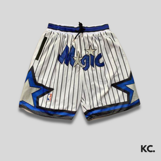 Orlando Magic White Retro Edition Basketball Shorts Kick Culture Just Don