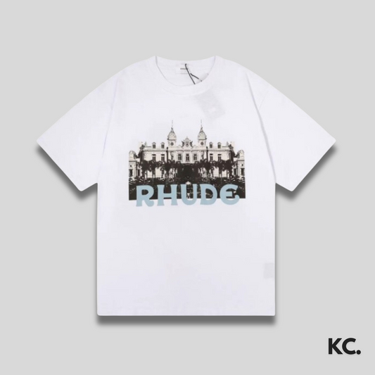 Rude White Palace Logo Shirt Kick Culture Rude