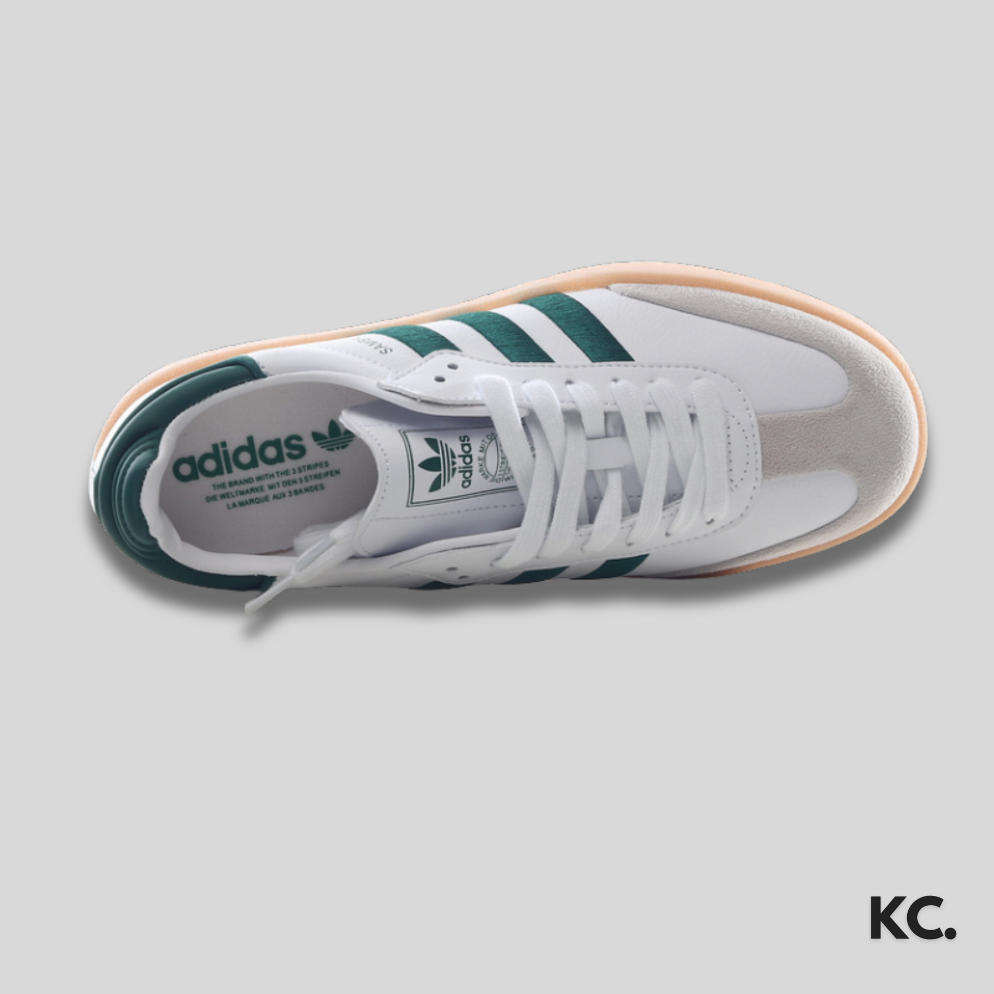 Samba 'White Green Gum' Kick Culture Adidas