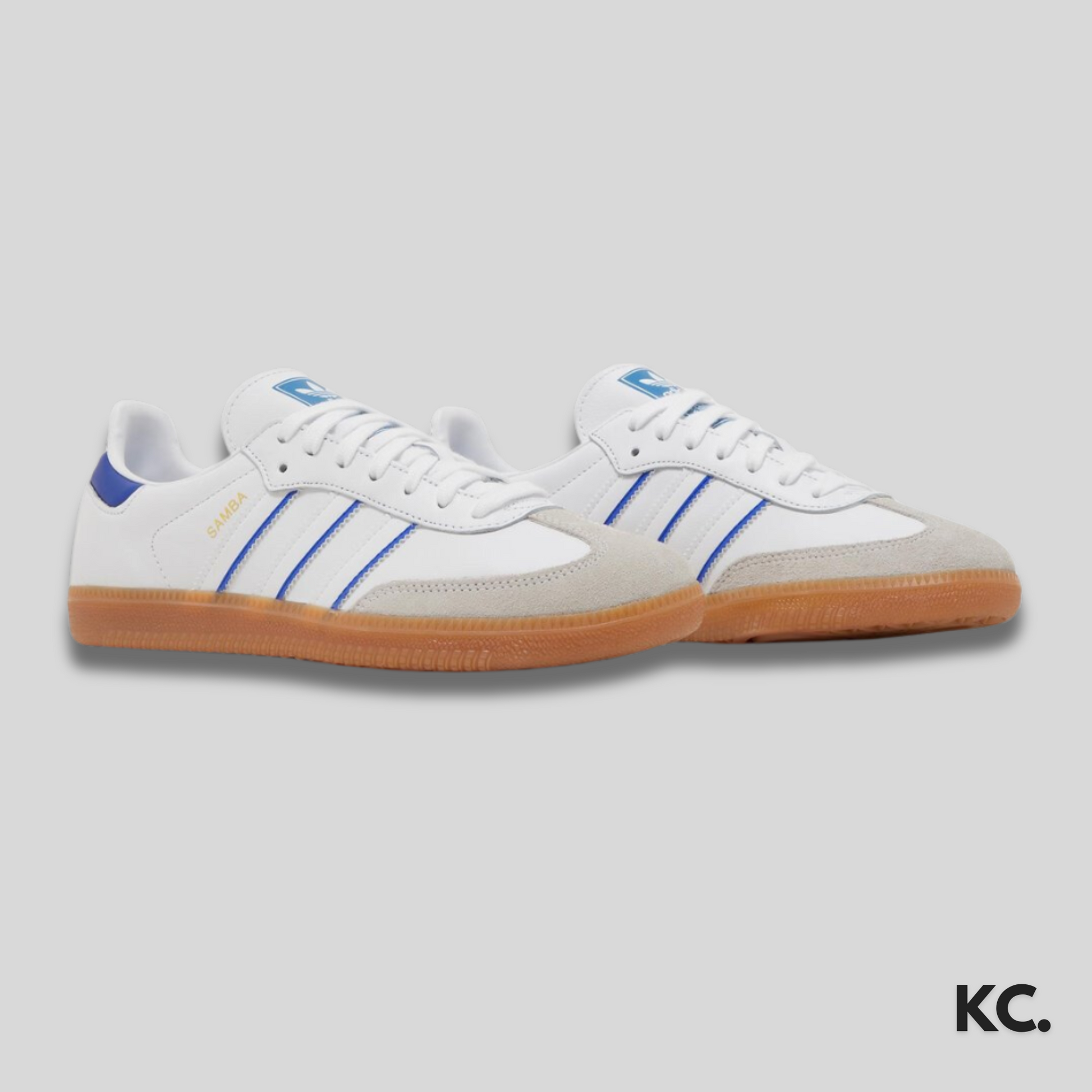 Samba 'White Lucid Blue' Kick Culture Adidas