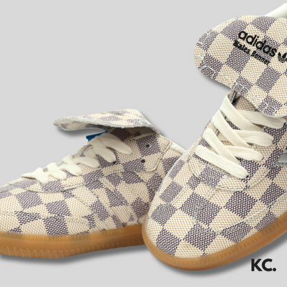 Samba X Wales Bonner X LoV Monogram Damier Kick Culture Adidas