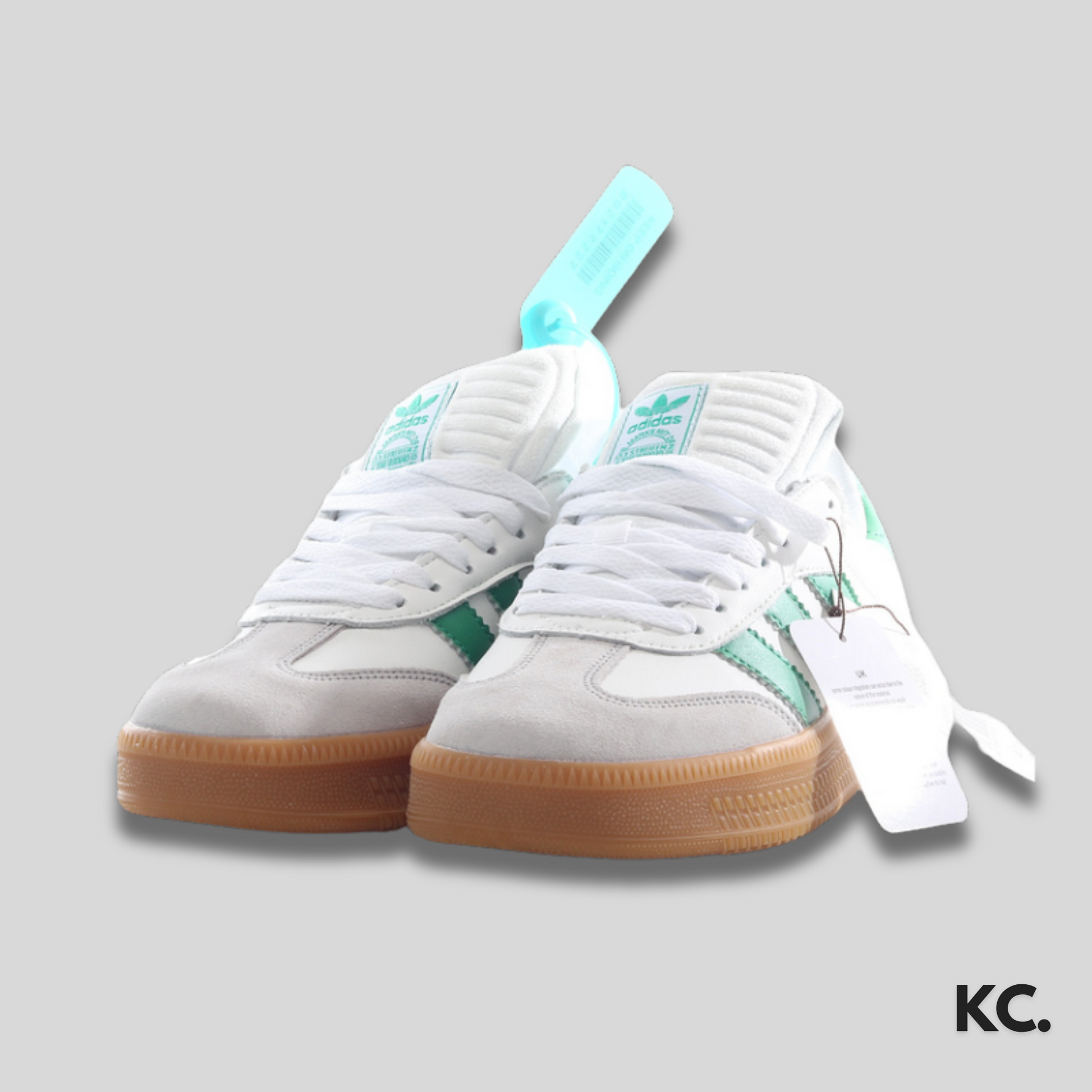 Samba XLG 'White Green' Kick Culture Adidas