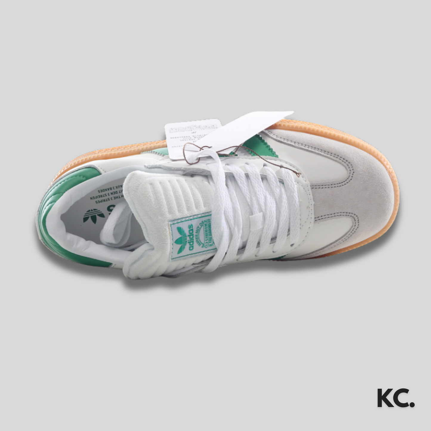 Samba XLG 'White Green' Kick Culture Adidas