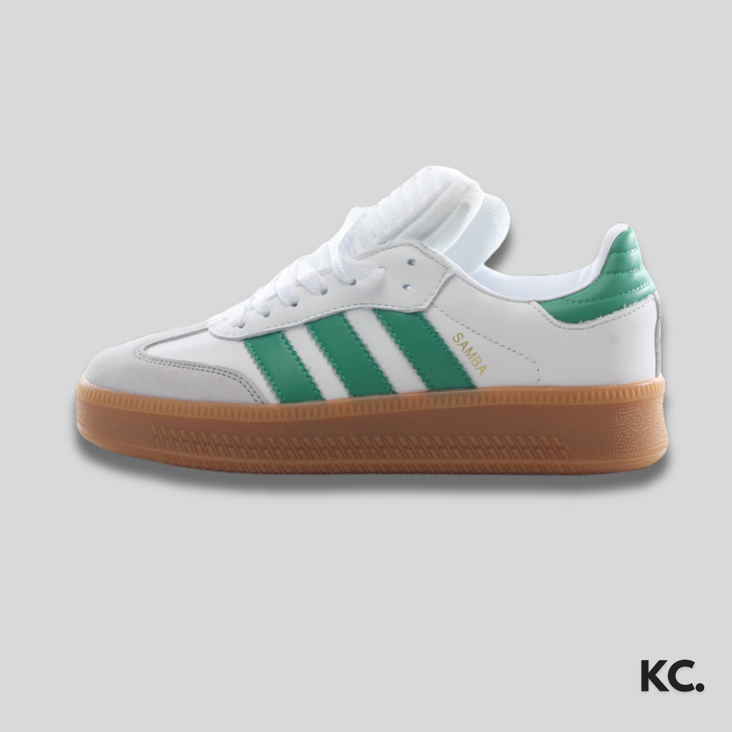 Samba XLG 'White Green' Kick Culture Adidas