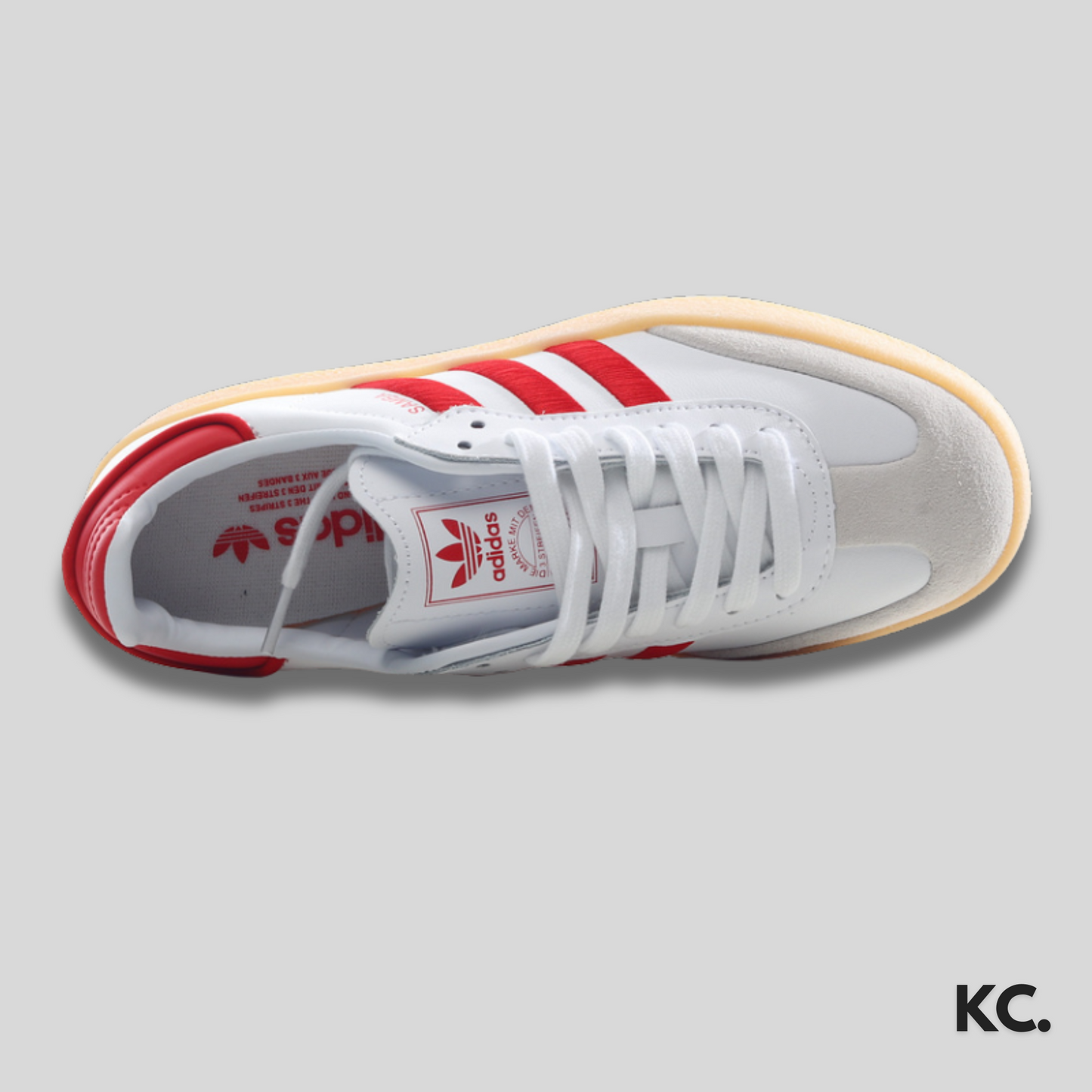 Samba XLG 'White Red' Kick Culture Adidas