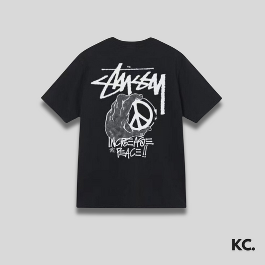 Stussy Increase The Peace Tee 'Black' Kick Culture Stussy