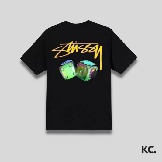 Stussy Iridescent Die Tee 'Black' Kick Culture Stussy