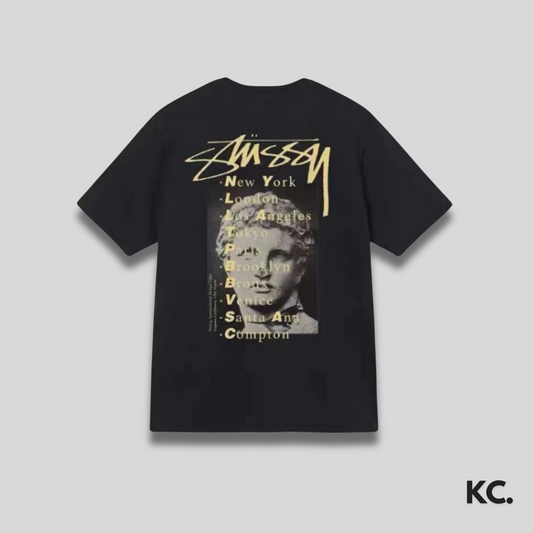 Stussy Statue Pigment Tee 'Black' Kick Culture Stussy