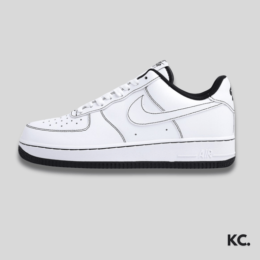 Air Force 1 '07 Low 'Contrast Stitch - White Black' Kick Culture Nike