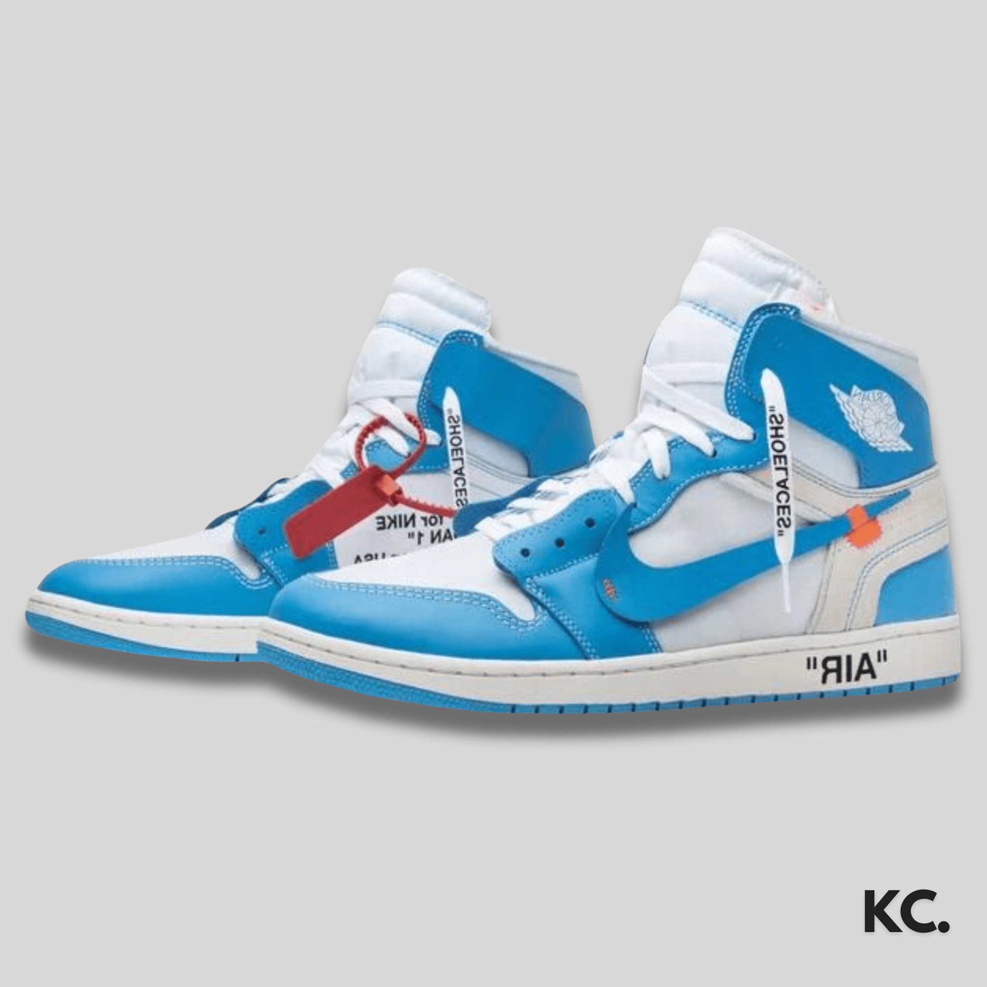 Air Jordan 1 High X Off White "UNC" (Custom) Kick Culture Jordan