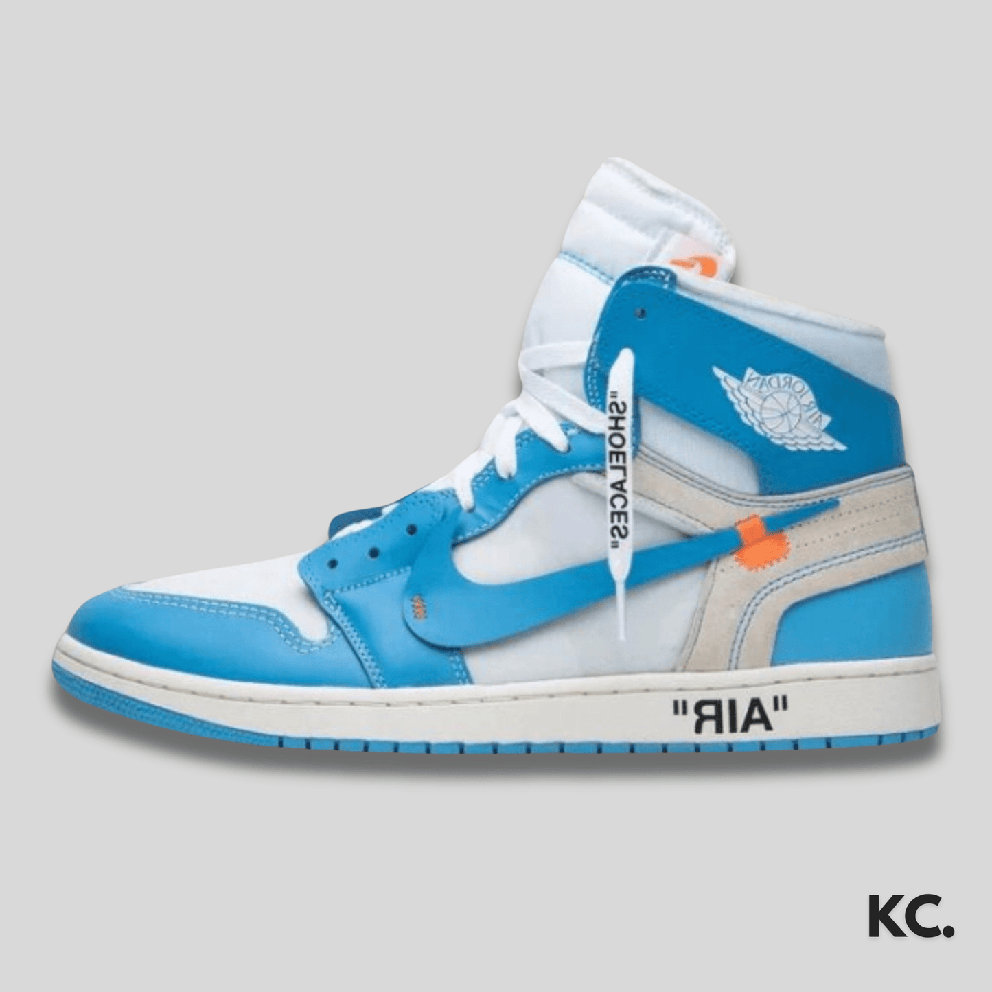 Air Jordan 1 High X Off White "UNC" (Custom) Kick Culture Jordan