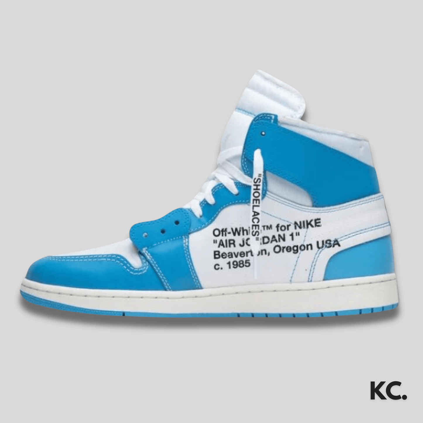 Air Jordan 1 High X Off White "UNC" (Custom) Kick Culture Jordan