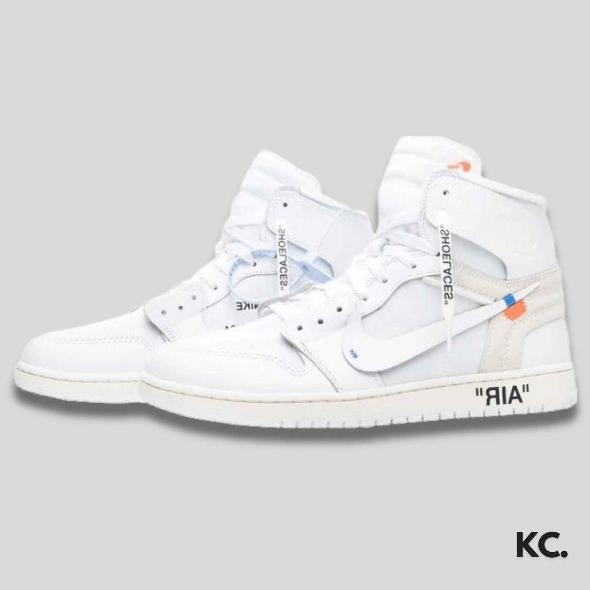 Air Jordan 1 High X Off White "White" (Customs) Kick Culture Jordan