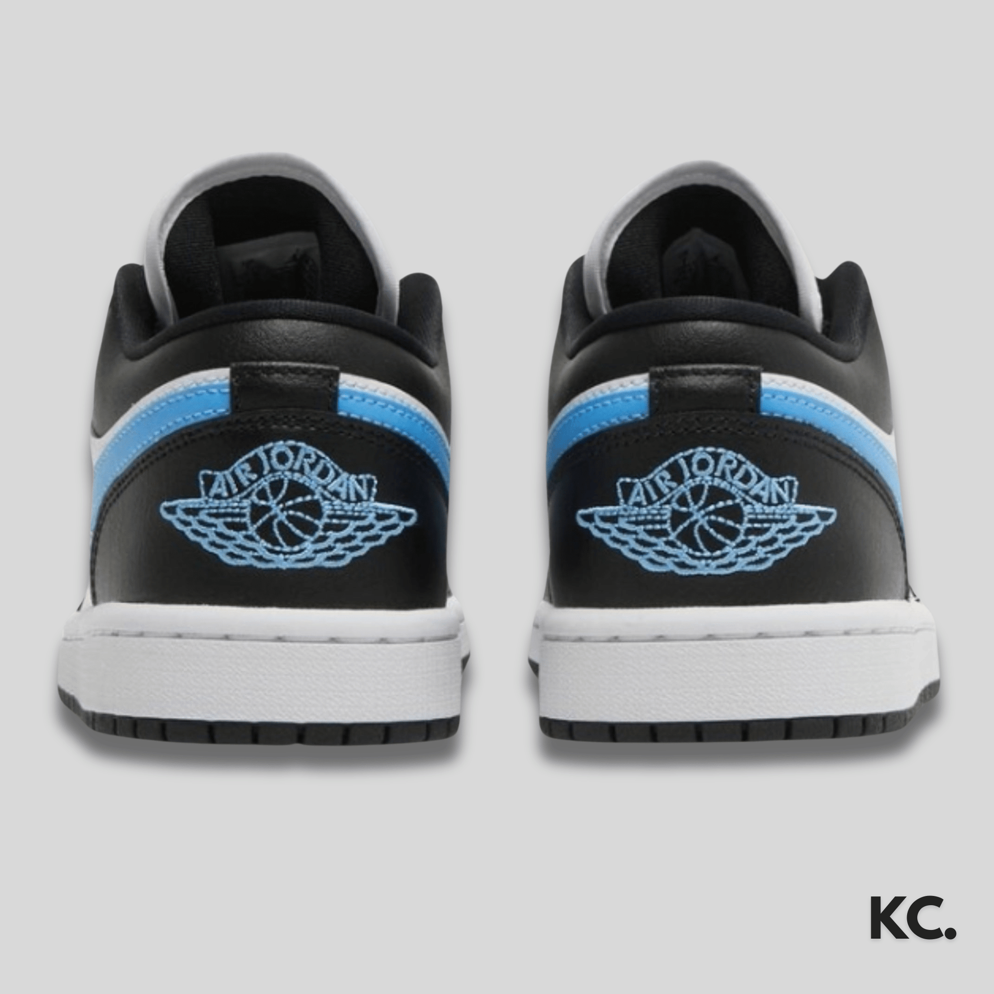 Air Jordan 1 Low 'Black University Blue' Kick Culture Jordan