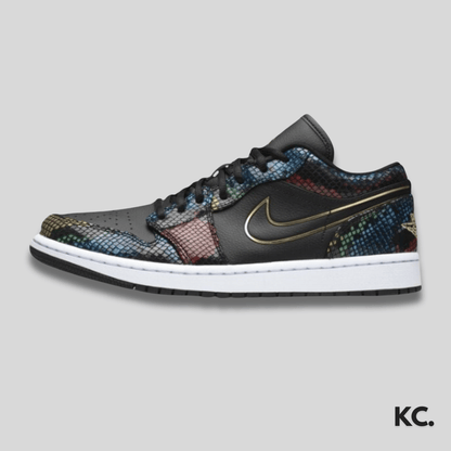 Air Jordan 1 Low 'Multi Snakeskin' Kick Culture Jordan