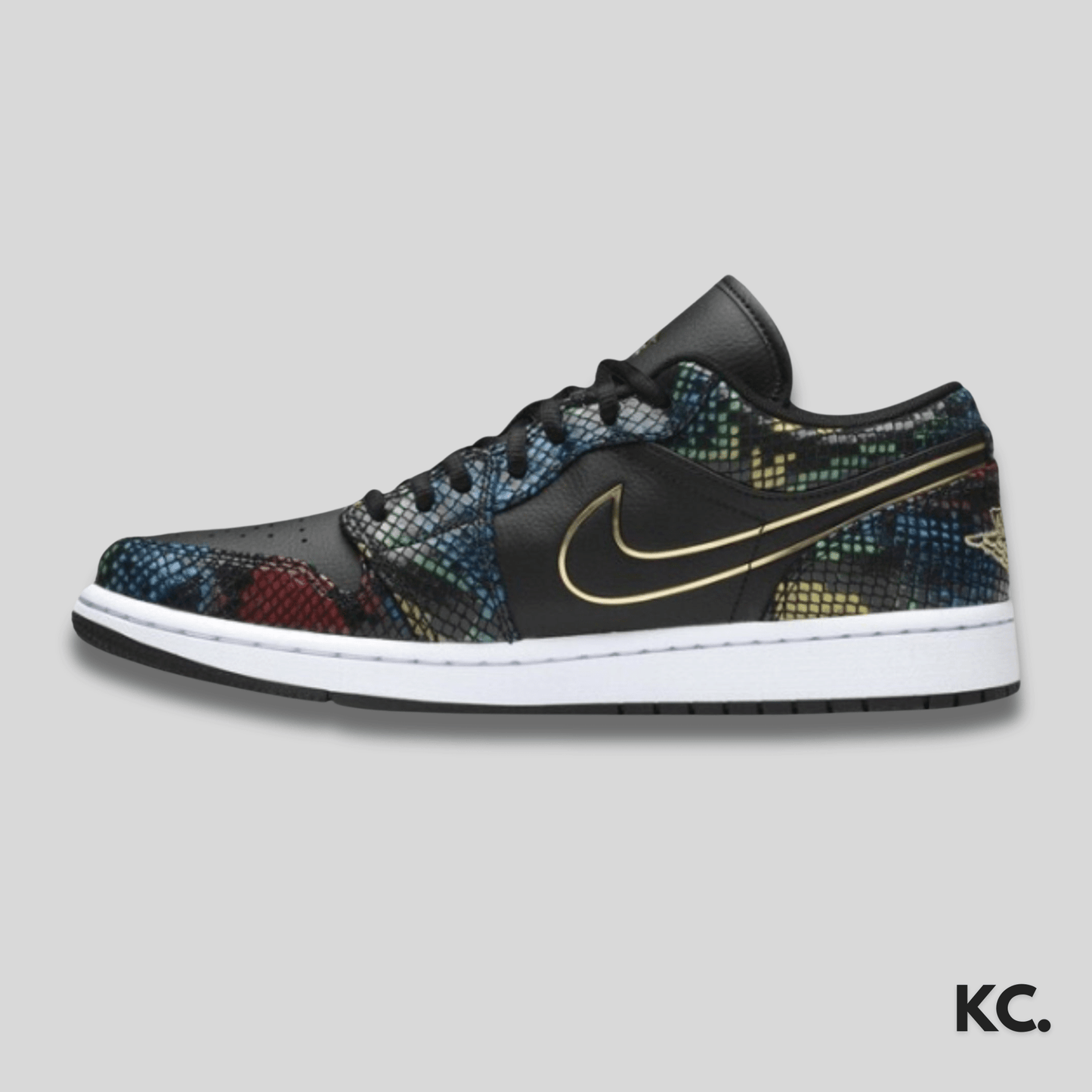 Air Jordan 1 Low 'Multi Snakeskin' Kick Culture Jordan