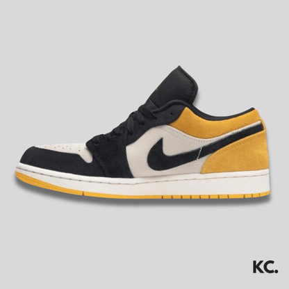 Air Jordan 1 Low Sail University Gold Black Kick Culture Jordan