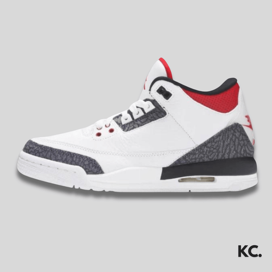 Air Jordan 3 Retro SE Fire Red Denim Kick Culture Jordan