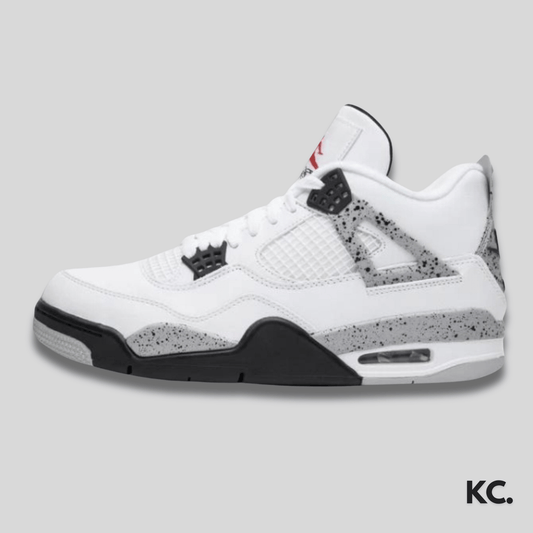 Air Jordan 4 Retro OG 'White Cement' Custom Kick Culture Jordan