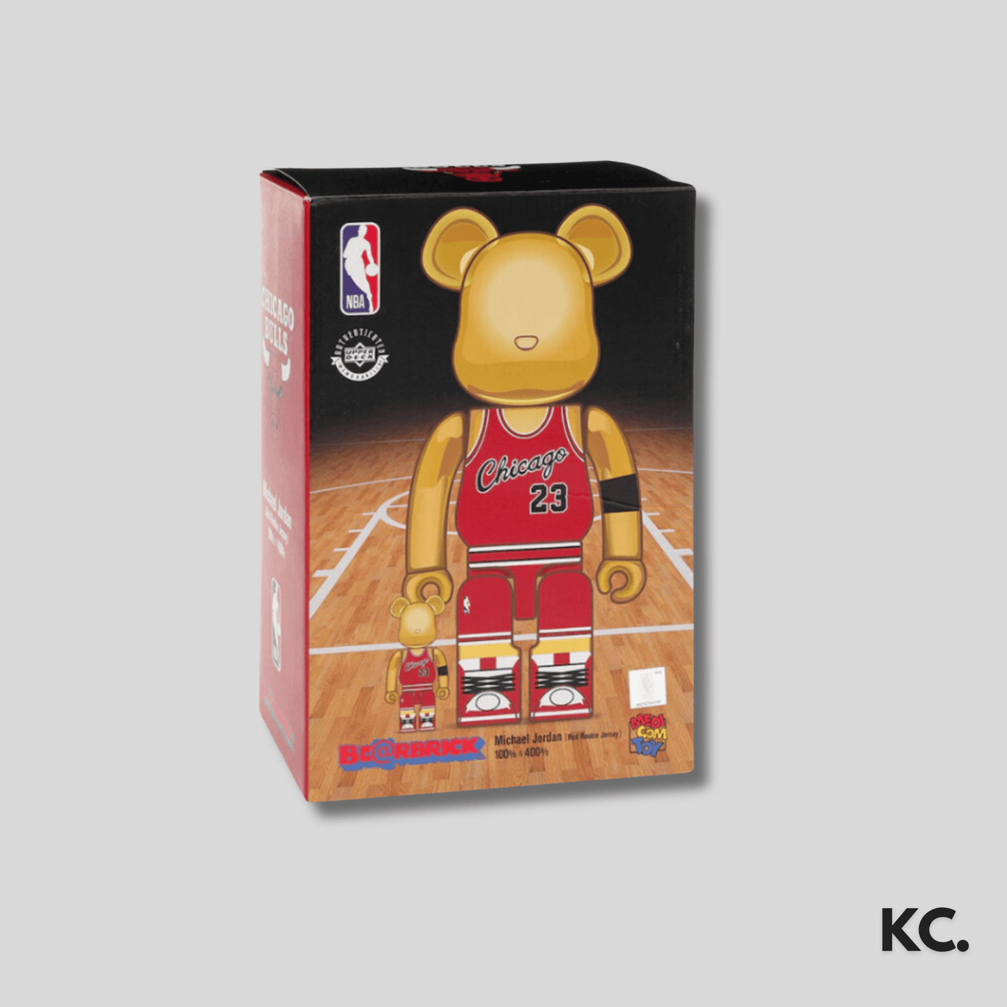 Bearbrick Michael Jordan 1985 Rookie Jersey 400% Kick Culture Bearbrick