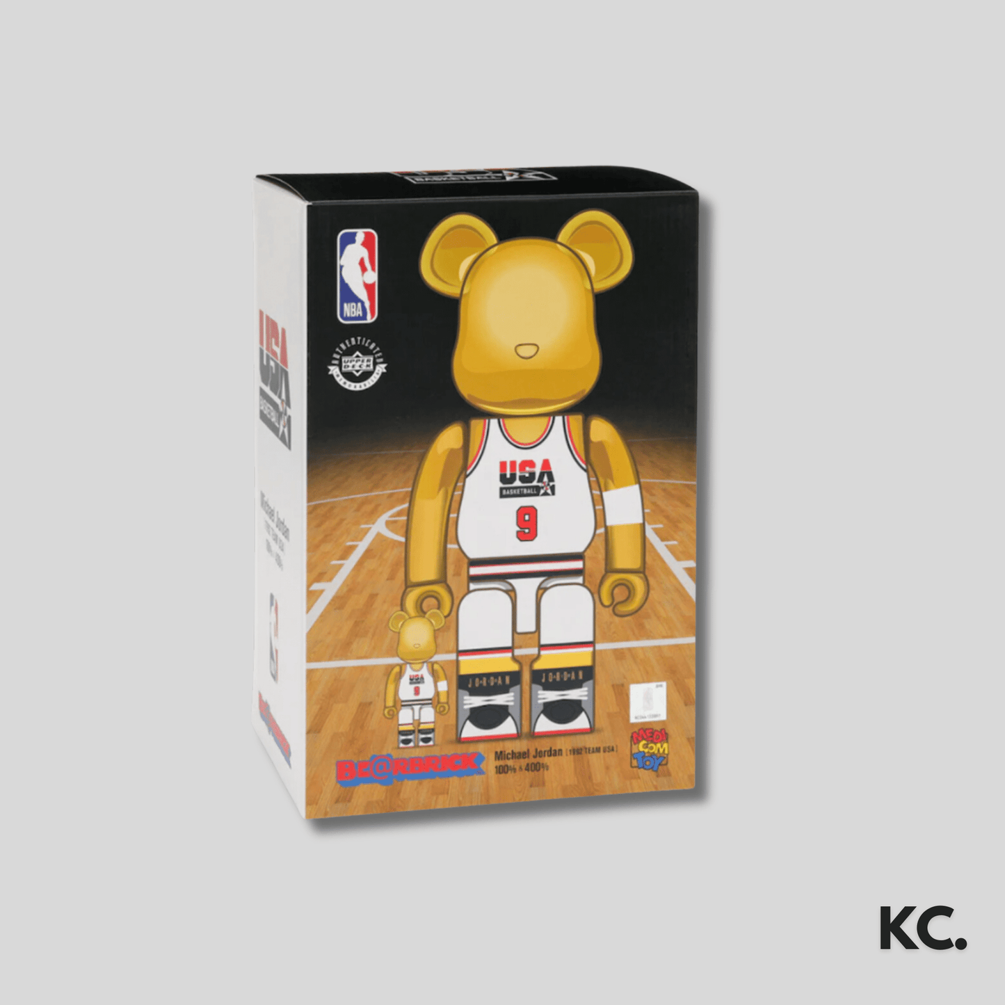 Bearbrick Michael Jordan Team USA Jersey 400% Kick Culture Bearbrick