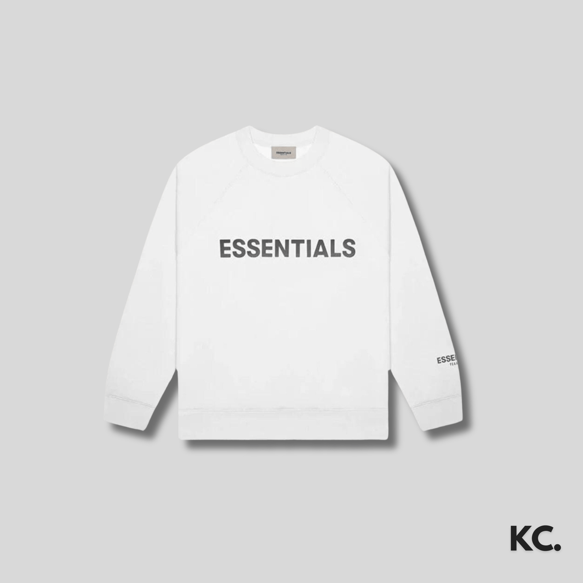 Fear of God Essentials Crewneck Sweatshirt 'White' Kick Culture Essentials